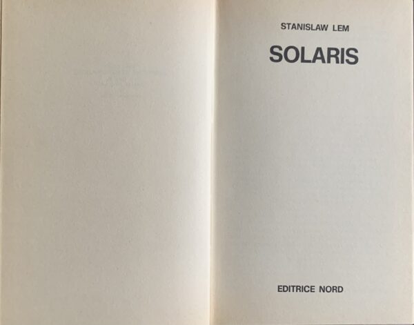 Lem, Stanislaw - Solaris   [Editrice Nord Milano, 1973]