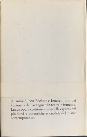 Adamov, Arthur - Teatro   [Einaudi Torino, 1967] - immagine 2