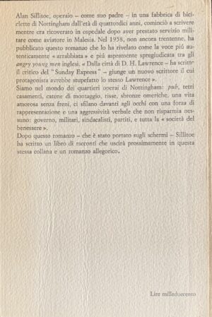 Sillitoe, Alan - Sabato sera, domenica mattina   [Einaudi Torino, 1961] - immagine 2