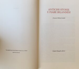 Cataldi, Melita (a cura di) - Antiche storie e fiabe irlandesi   [Einaudi Torino, 1985] - immagine 4