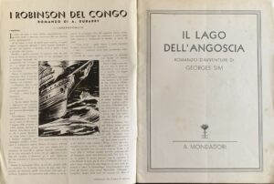 Sim, Georges (Simenon, Georges) - Il lago dell'angoscia   [Mondadori Milano, 1935] - immagine 3