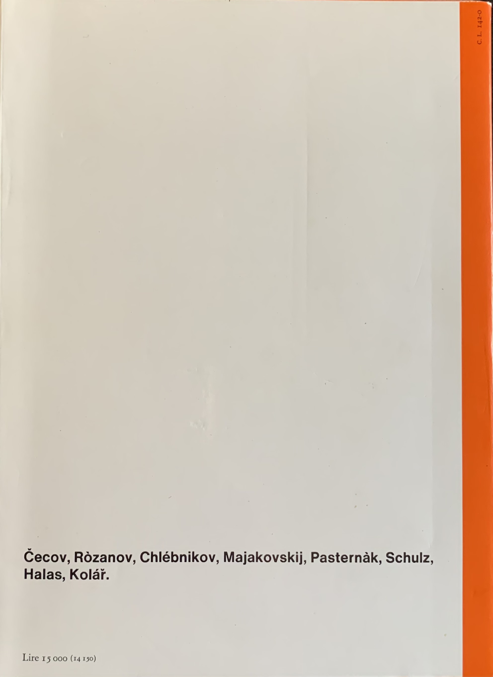 Ripellino, Angelo Maria - Saggi in forma di ballate. Divagazioni su temi di letteratura russa, ceca e polacca   [Einaudi Torino, 1978] - immagine 2