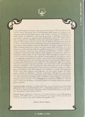 Bentham, Jeremy - Panopticon ovvero La casa d'ispezione   [Marsilio Venezia, 1983] - immagine 2