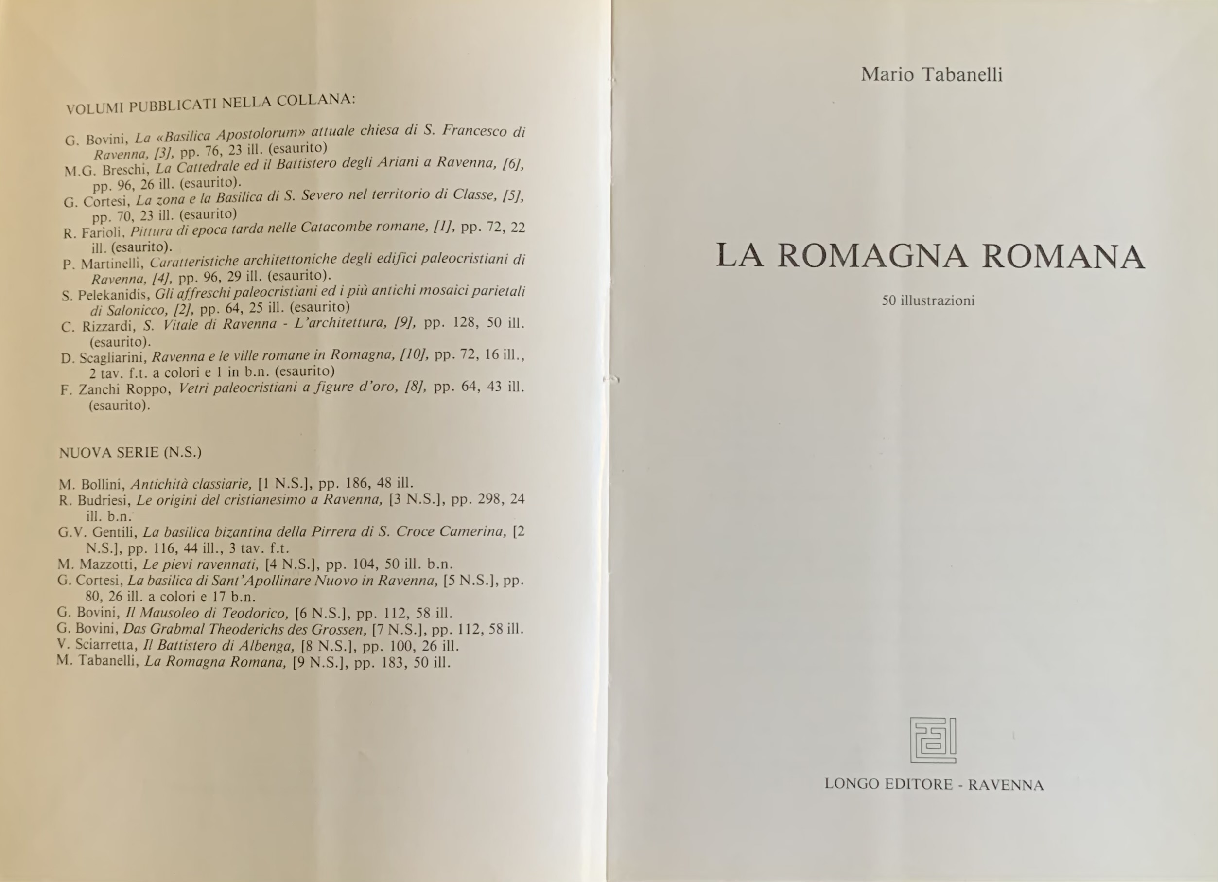 Tabanelli, Mario - La Romagna romana   [Longo Ravenna, 1980] - immagine 3