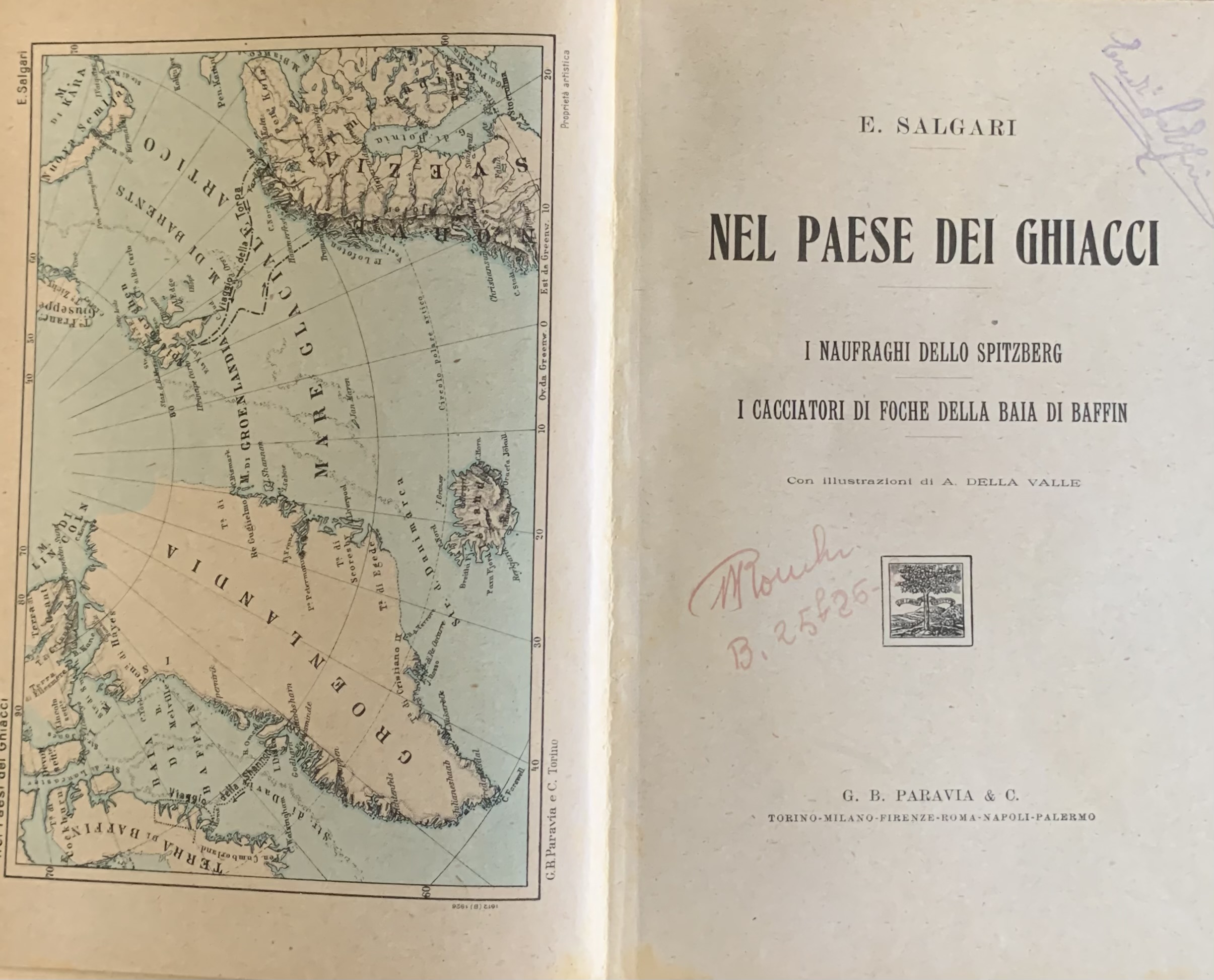 Salgari, Emilio - Nel paese dei ghiacci   [Paravia Torino, 1926] - immagine 3