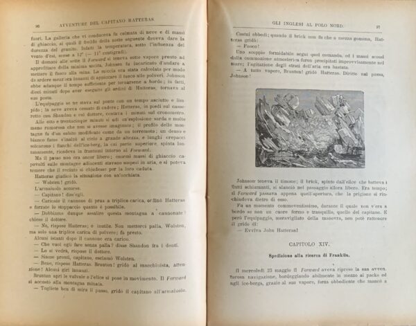 Verne, Giulio - Avventure del Capitano Hatteras   [Sonzogno Milano, 1929]
