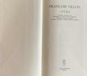 Villon, François - Opere   [Mondadori Milano, 1995] - immagine 3