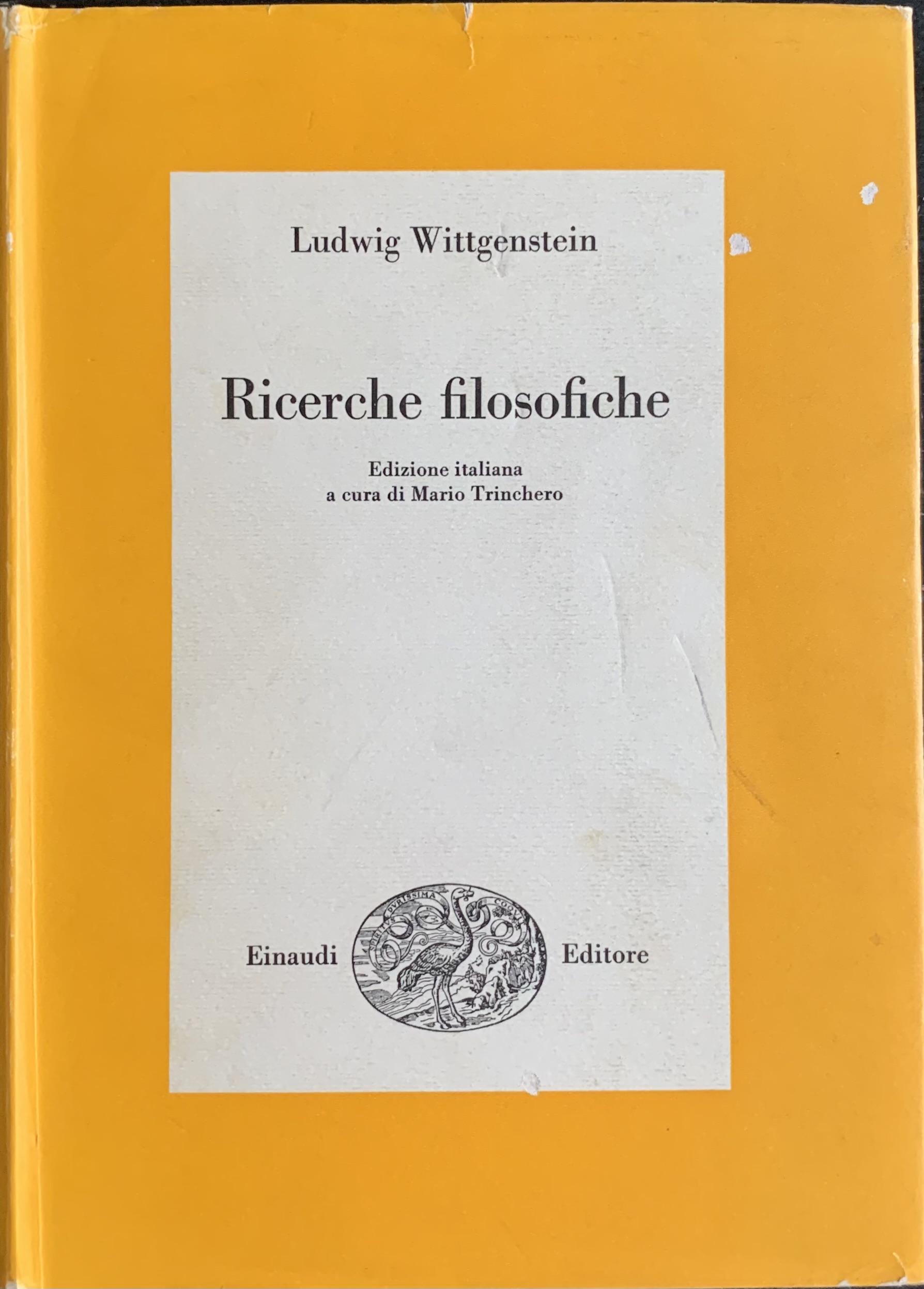 Wittgenstein, Ludwig - Ricerche filosofiche   [Einaudi Torino, 1967] - immagine 1