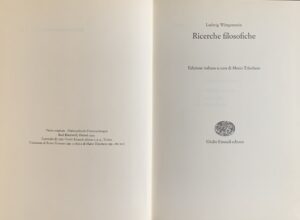 Wittgenstein, Ludwig - Ricerche filosofiche   [Einaudi Torino, 1967] - immagine 3