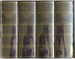 Contorbia, Franco (a cura di) - Giornalismo italiano 1860-2001. 4 volumi   [Mondadori Milano, 2009]