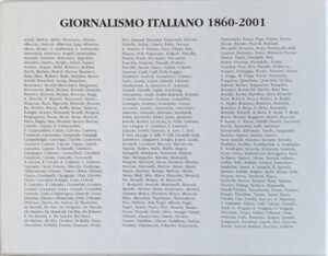 Contorbia, Franco (a cura di) - Giornalismo italiano 1860-2001. 4 volumi   [Mondadori Milano, 2009] - immagine 4