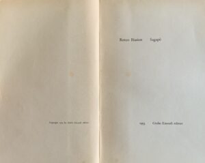Biasion, Renzo - Sagapò   [Einaudi Torino, 1953] - immagine 3