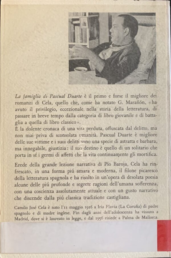 Cela, Camilo José - La famiglia di Pascual Duarte   [Einaudi Torino, 1960]