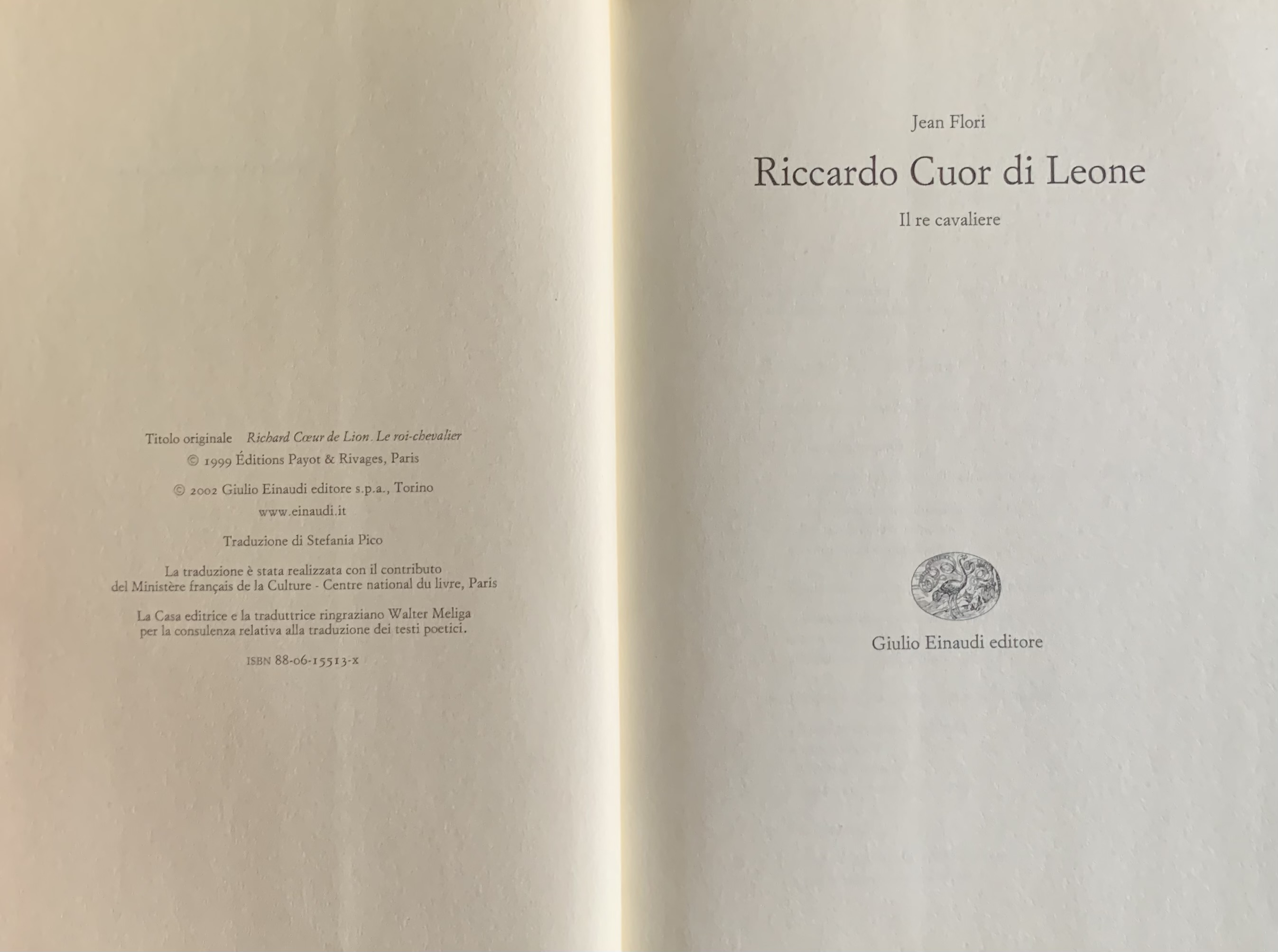 Flori, Jean - Riccardo Cuor di Leone. Il re cavaliere   [Einaudi Torino, 2002] - immagine 3