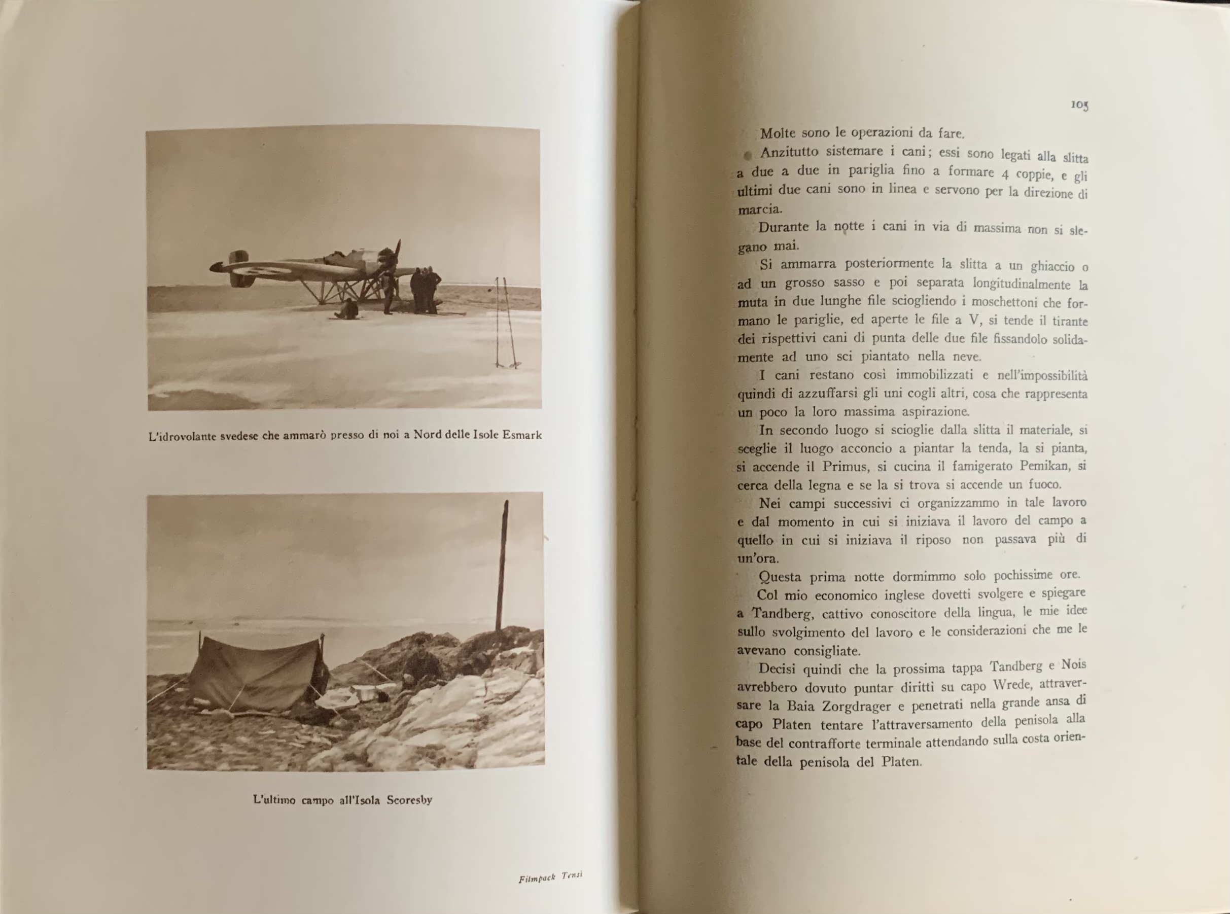 Albertini, Gianni - Alla ricerca dei naufraghi dell'Italia. Mille chilometri sulla banchisa   [Libreria d'Italia Milano, 1929] - immagine 4