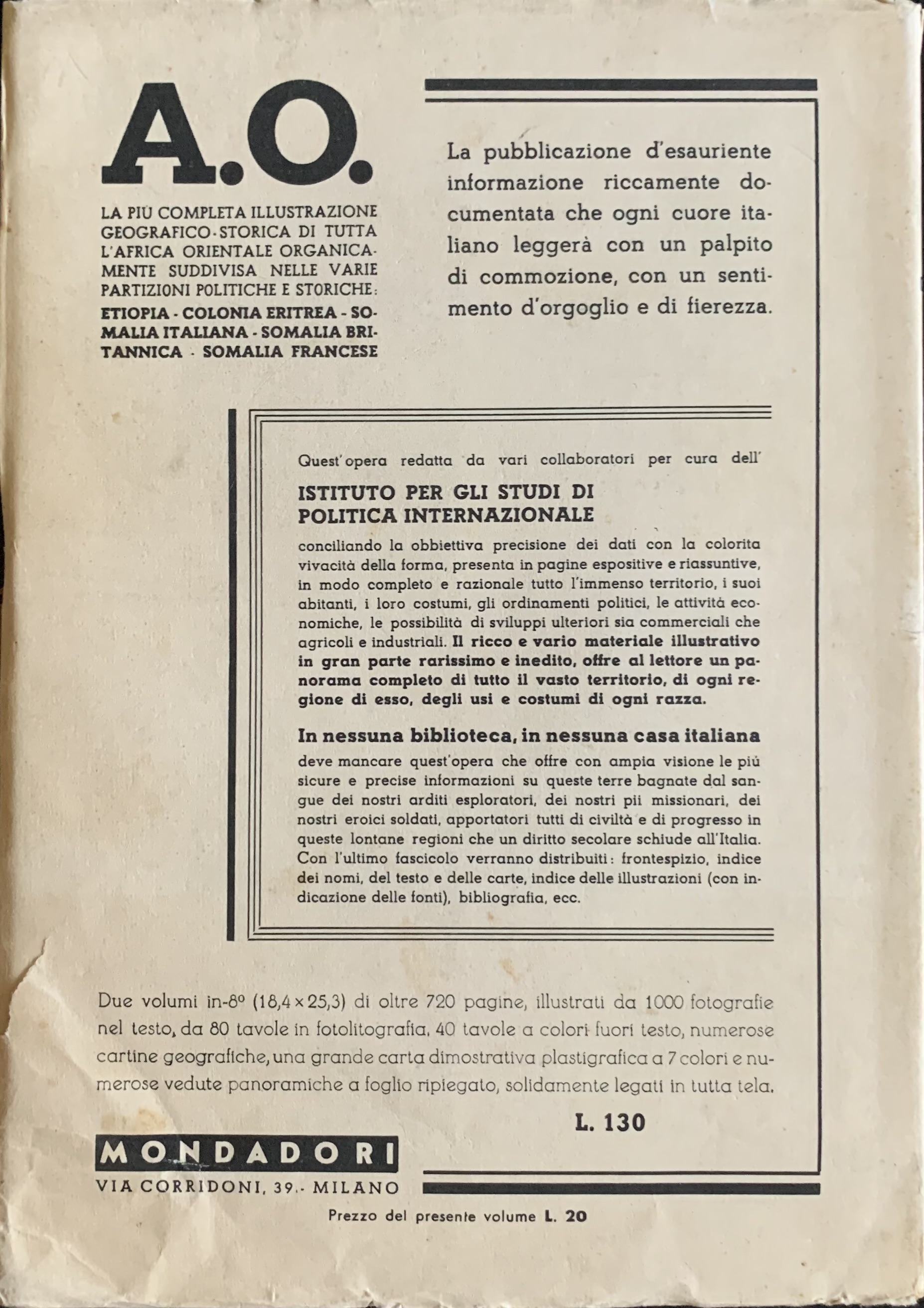 Aponte, Salvatore - La vita segreta dell'Arabia felice   [Mondadori Milano, 1936] - immagine 2