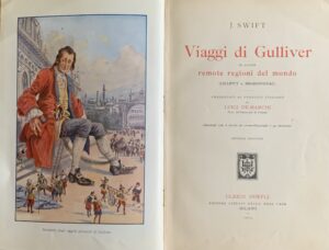 Swift, Jonathan - Viaggi di Gulliver in alcune remote regioni del mondo   [Hoepli Milano, 1913] - immagine 3