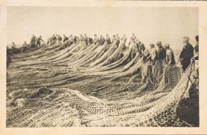 Cartolina d'epoca - Bengasi (Libia). Tonnara 1931