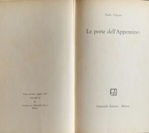 Volponi, Paolo - Le porte dell'Appennino   [Feltrinelli Milano, 1960] - immagine 3