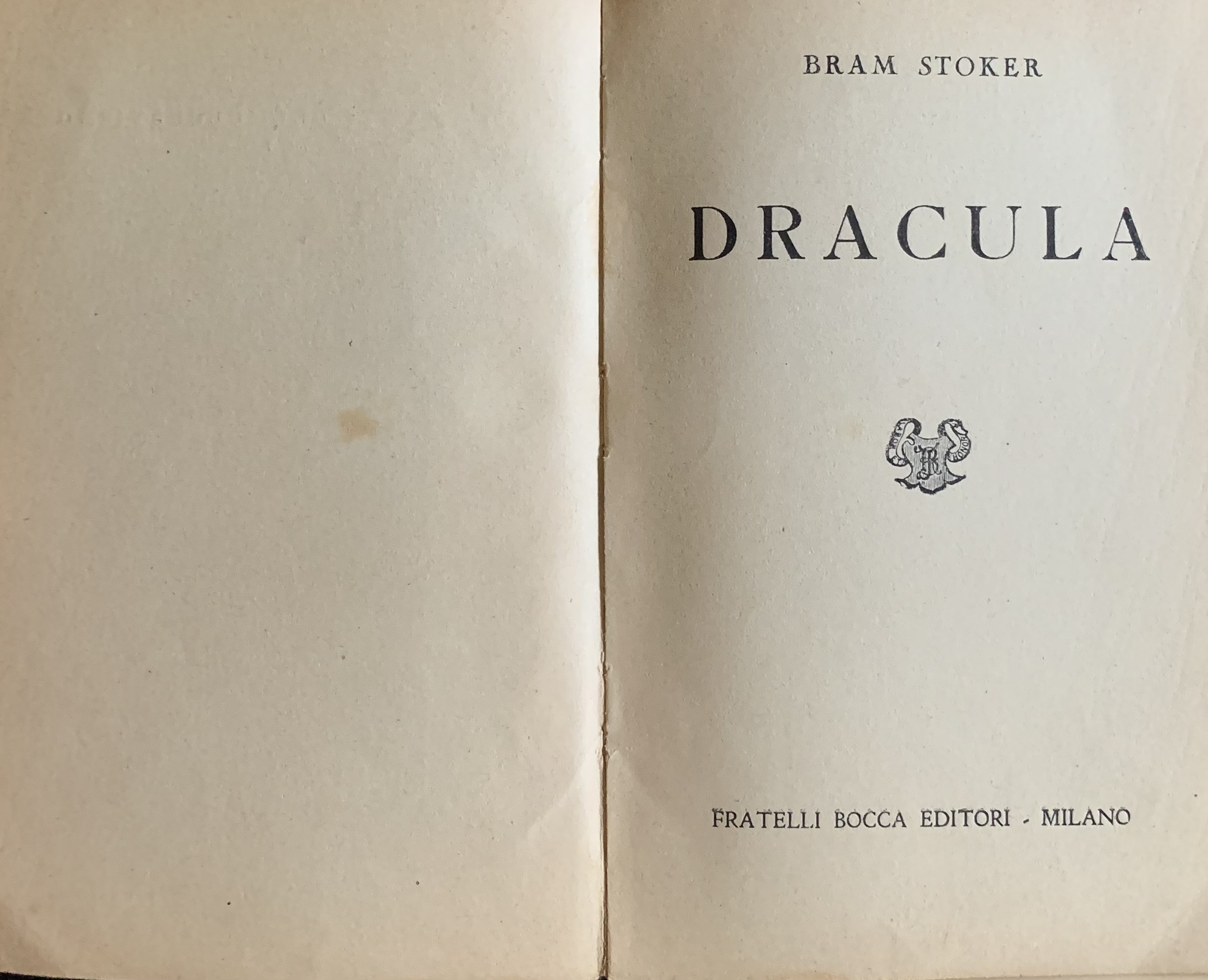 Stoker, Bram - Dracula   [Fratelli Bocca Milano, 1952] - immagine 3