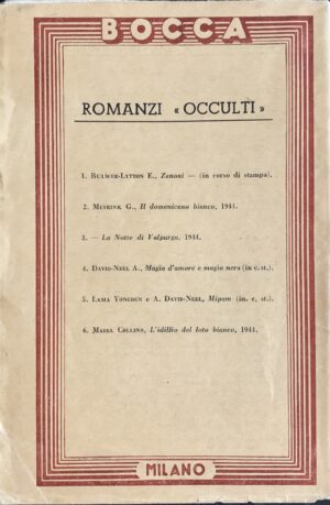 Meyrink, Gustav - Il domenicano bianco   [Fratelli Bocca Milano, 1944] - immagine 2