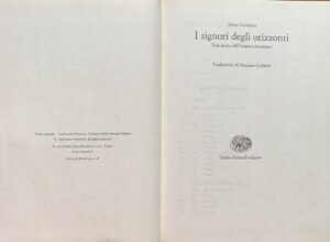Goodwin, Jason - I signori degli orizzonti. Una storia dell'impero ottomano   [Einaudi Torino, 2009] - immagine 3