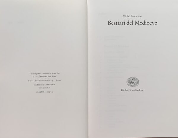 Pastoureau, Michel - Bestiari del Medioevo   [Einaudi Torino, 2024]