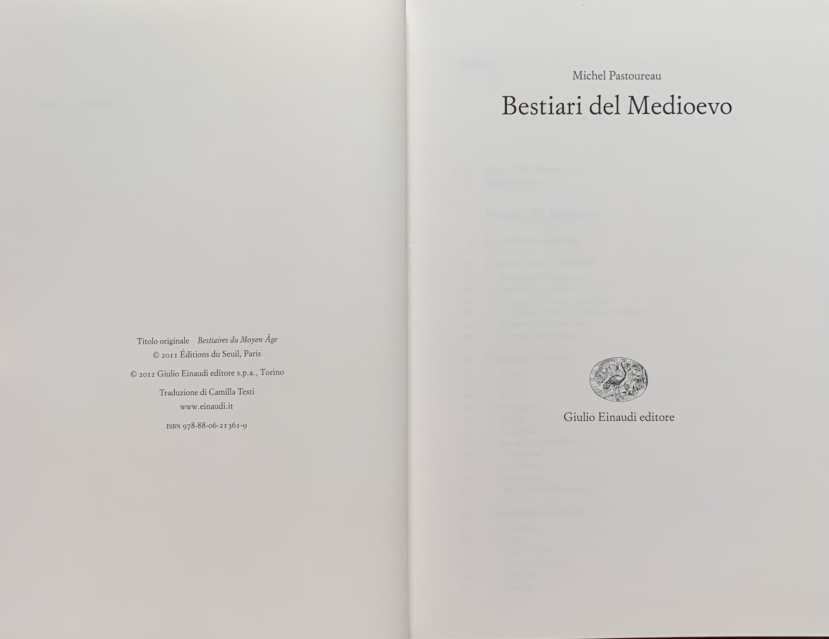 Pastoureau, Michel - Bestiari del Medioevo   [Einaudi Torino, 2024] - immagine 3