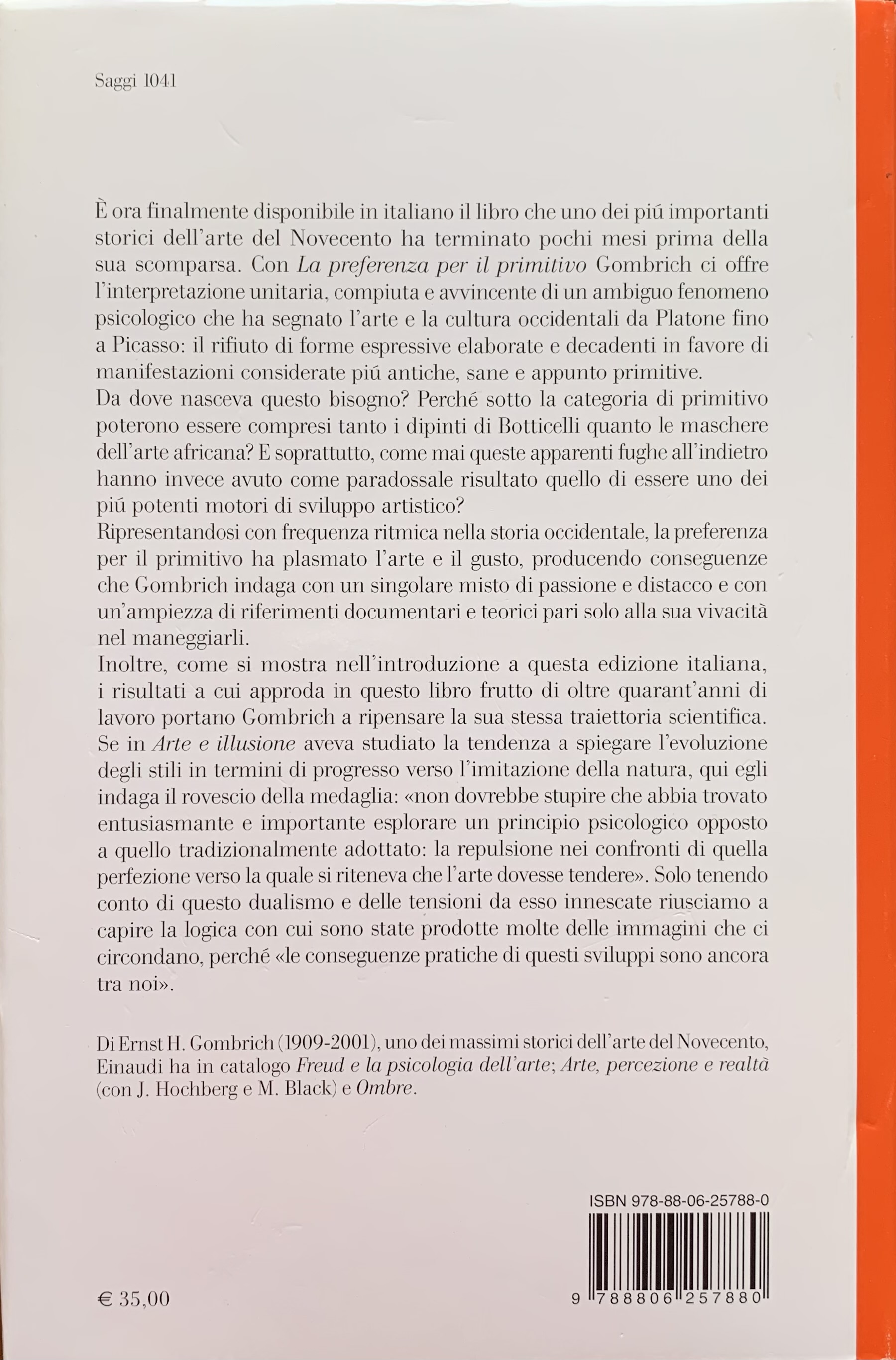 Gombrich, Ernst Hans - La preferenza per il primitivo. Episodi della storia del gusto e dell'arte occidentale   [Einaudi Torino, 2023] - immagine 2