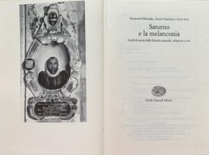 Klibansky, Raymond,  Panofsky, Erwin e Saxl, Fritz - Saturno e la melanconia. Studi di storia della filosofia naturale, religione e arte   [Einaudi Torino, 1984] - immagine 3