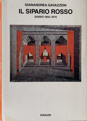 (Autografo) Gavazzeni, Gianandrea - Il sipario rosso. Diario 1950-1976   [Einaudi Torino, 1992] - immagine 1