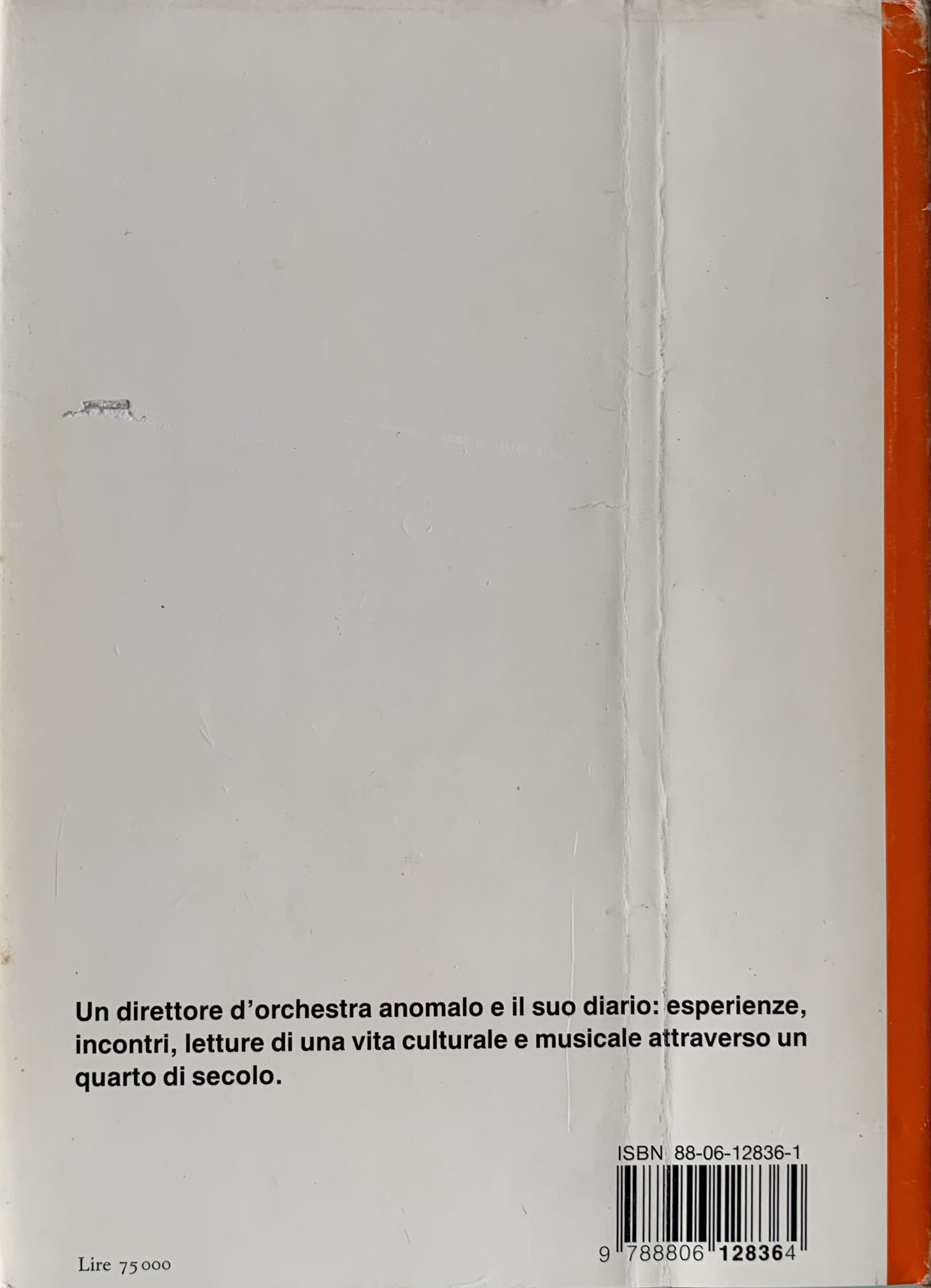 (Autografo) Gavazzeni, Gianandrea - Il sipario rosso. Diario 1950-1976   [Einaudi Torino, 1992]