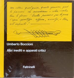 Boccioni, Umberto - Gli scritti editi e inediti. 2 volumi   [Feltrinelli Milano, 1971] - immagine 4