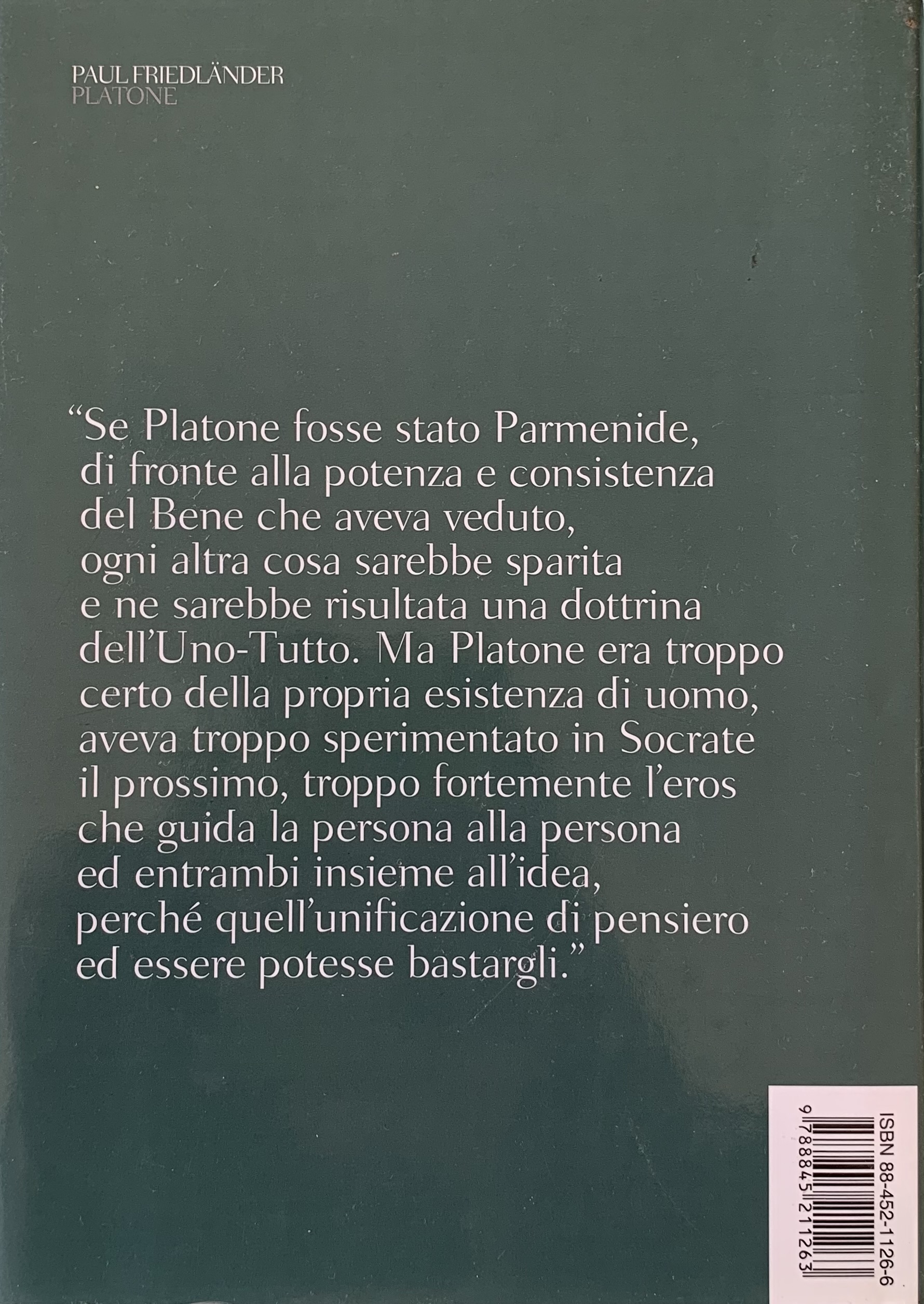Friedlander, Paul - Platone   [Bompiani Milano, 2004] - immagine 2
